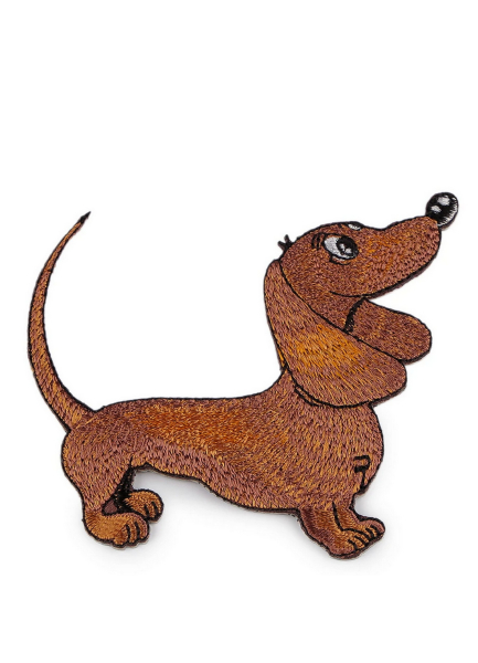 Applikation - Aufbügler - Dackel